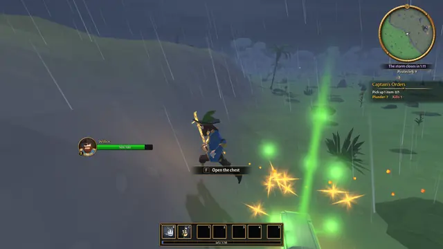 Opening an epic chest on Skull Cove
